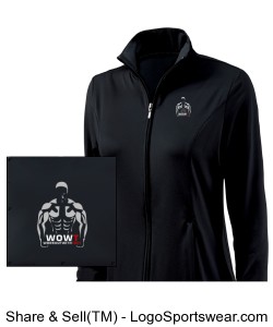 Women's Fitness Jacket by Charles River Apparel Design Zoom